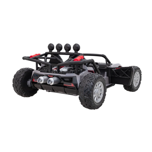 Buggy Racing 5 pojazd 2x200W szary na akumulator JS3168.SZA